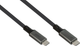 Kabel Good Connections USB 4.0 240 W 8K 60 Hz 1 m Black (2404-TK010A) - obraz 1