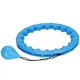Хулахуп для похудения Hoola Hoop Massager Голубой спортивный обруч для талии (1010413-LightBlue) - изображение 4
