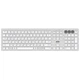 Клавіатура ножнична 2E KS270 105key, WL/BT, EN/UK, сріблясто-білий - изображение 2