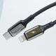 Кабель Proove Flex Metal USB на Lightning для iPhone 2.4A (1m) Black - зображення 2