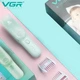 Беспроводная аккумуляторная детская машинка для стрижки волос V І55 с насадками, триммер для стрижки детей, Зеленый - изображение 6