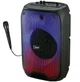 Портативна Bluetooth колонка RIAS RX-6168 6.5" RGB валіза з караоке 2400 mAh 10W Black (3_05101) - зображення 1