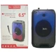 Портативна Bluetooth колонка RIAS RX-6168 6.5" RGB валіза з караоке 2400 mAh 10W Black (3_05101) - зображення 4