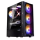 Корпус Zalman N4 REV.1, з БЖ ZM700-TXII, MidT, 1xUSB2.0, 2xUSB3.0, 3x140мм, 3x120мм RGB, скло (бічна панель), чорний - изображение 1