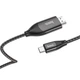 Кабель HOCO UA16 Type-C to HDTV HD on-screen cable 2m Metal Grey (6931474755025) - изображение 4