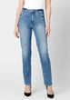 Джинси Buffalo David Bitton High Rise Straight Stretch Jayden Jeans Color: Veined and Crinkled Blue Size: 25 - зображення 1