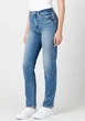 Джинси Buffalo David Bitton High Rise Straight Stretch Jayden Jeans Color: Veined and Crinkled Blue Size: 25 - зображення 3