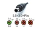 Адаптер живлення для Samsung 19V 2.1A 40W, штекер 5.5×3.0 з Pin, без кабелю, Original - изображение 2