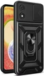 Протиударний чохол Armor Ring + захиcт камери для Motorola Moto E13 case Simon чорний - зображення 1