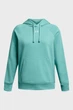 Жіноче бірюзове худі UA Rival Fleece Hoodie Under Armour SM 1379500-482 - изображение 4