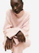 Свитер вязаный женский H&M 061179932 XL Светло-розовый (6666000329523) - изображение 4