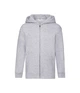 Толстовка дитяча Fruit of the Loom Premium hooded sweat jacket kids 116 см Сірий (062035094116) - зображення 1