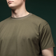 Набір футболок Basic Ukrarmor Military T-shirt без логотипу. Cotton/Elastane, олива - чорний L - зображення 4