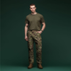 Футболка Basic Military Ukramor T-shirt без логотипу. Cotton and Elastane, олива L - зображення 5