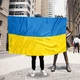 Великий прапор України для флагштока, 145х90 см, Жовто-синій - зображення 3