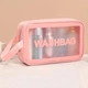 Жіноча косметичка WASHBAG 26х15х10 см Рожевий - зображення 1