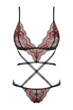 Боді Obsessive 46/48(L/XL) Чорний (101592) - зображення 5