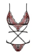 Боді Obsessive 42/44(S/M) Чорний (101592) - зображення 5