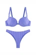 Купальник двойной Push Up, плавки бразилиана Anabel Arto 42B/S Бузковий-13 (102093) - изображение 2