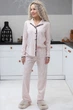 Пижама: рубашка и брюки Leinle 52(3XL) Розовый микс (101899) - изображение 1