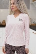 Пижама: лонгслив и брюки Leinle 40(XS) Микс (101900) - изображение 4