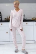 Пижама: лонгслив и брюки Leinle 40(XS) Розовый микс (101901) - изображение 1