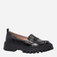 Loafersy damskie skórzane VENEZIA V003CRBLOBM102 39 Czarne (5906140583548) - obraz 3