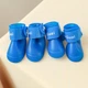 Резиновые сапоги для котов и кошек водонепроницаемые Pet Style "Rain" Синие 4 - изображение 1