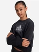 Детский свитшот для девочки Adidas Jg Glm Crew IV9418 122-128 см Black (4067896696652) - изображение 4
