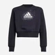 Детский свитшот для девочки Adidas Jg Glm Crew IV9418 122-128 см Black (4067896696652) - изображение 6