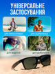Солнцезащитные очки поляризационные полароид женские мужские солнечные полароиды для рыбалки и отдыха палароид polaroid KDEAM Navi с поляризацией черные (KD332) - изображение 4