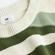 Джемпер мужской H&M 061125550 S Зеленый с белым и светло-коричневым (6666000328793) - изображение 6
