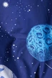 Пододеяльник Moon&Star Бязь Gold Люкс Planets Полуторный 143x210 см (MS-870000350) - изображение 6