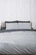 Пододеяльник Moon&Star Ranforce Elite Gray Square King Size 220x240 см (MS-870000419) - изображение 2