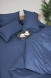 Пододеяльник Moon&Star Satin Stripe Delfi Blue Полуторный Евро 160x220 см (MS-870000421) - изображение 6