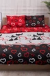 Пододеяльник Moon&Star Бязь Gold Люкс Love Cats Евро 200x220 см (MS-870000578) - изображение 2
