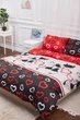 Пододеяльник Moon&Star Бязь Gold Люкс Love Cats Полуторный Евро 160x220 см (MS-870000576) - изображение 1