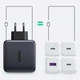 Універсальний зарядний пристрій Ugreen GaN X CD226 100W 3хType-C/1xUSB PD3.0 QC3.0 QC4.0 FCP сірий (40747) - зображення 8