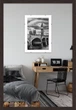 Фоторамка деревянная 40х60 багет: DL1906-12 Темное дерево (с антибликовым стеклом 2мм, двп) EmojiFrame - изображение 1