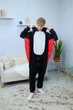 Пижама Кигуруми My Kigu Мужская Летучая Мышь Черный размер XL 175-185 см (21052411) - изображение 9