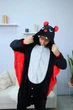 Пижама Кигуруми My Kigu Мужская Летучая Мышь Черный размер XL 175-185 см (21052411) - изображение 11