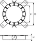 TECEdrainpoint S протипожежна манжета DN70 (3690070) TM TECE - зображення 2