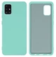 Чехол противоударный Silicone case защита камеры Kassel для Samsung A71 (02) бирюза Sea blue - изображение 1
