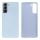 Чехол противоударный Silicone case защита камеры Kassel для Samsung S21 FE (11) голубой Lilac Cream - изображение 1
