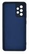 Чохол Silicone case Camera Protective Samsung A72 (08) темно синій Dark Blue - зображення 3