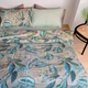 Комплект постельного белья Zastelli Полуторный 145х210 см Y20960 beige/Green Revers Бязь (2100000280780) - изображение 1