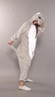 Піжама кігурумі My Kigu Жіноча Бегемот Гіпопотам Сірий розмір M 155-165 (108241) - зображення 5