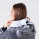 Пижама кигуруми My Kigu Женская Грустный Хаски Серый размер S 144-155 см (109041) - изображение 5