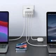 Зарядний пристрій Ugreen CD226 4xUSB 100W GaN 3хUSB-C+USB-A PD 3.0/2.0 White (15337) - зображення 5