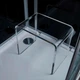 Гідромасажний паровий бокс GOLSTON G-U692B чорний 1200х850х2230 мм лівосторонній розсувний - зображення 8
